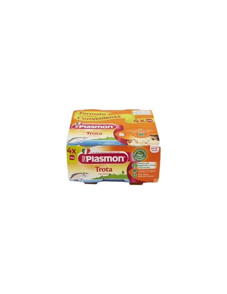 PLASMON OMOGENIZZATO TROTA 4X80GR