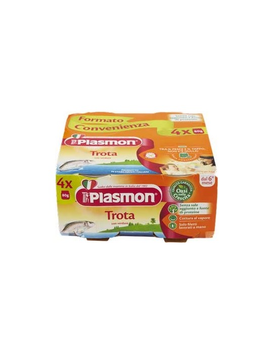 PLASMON OMOGENIZZATO TROTA 4X80GR