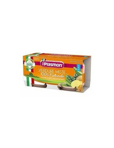 PLASMON OMOGENIZZATO VERDURE MISTE 2X80GR