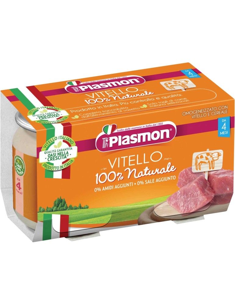 PLASMON OMOGENIZZATO VITELLO 2X120GR