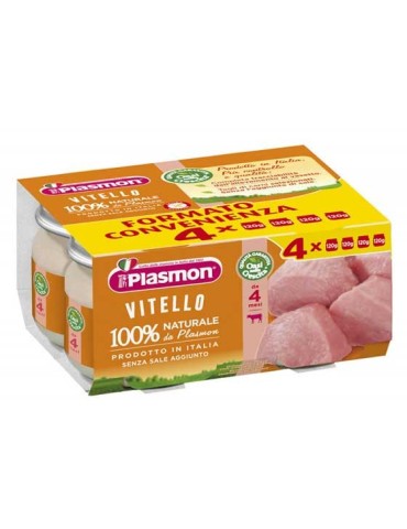 PLASMON OMOGENIZZATO VITELLO 4X120GR