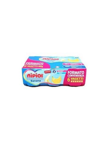 NIPIOL OMOGENIZZATO BANANA 6X80GR