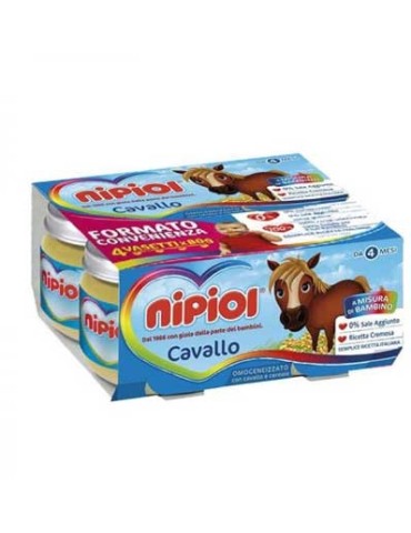 NIPIOL OMOGENIZZATO CAVALLO 4X80GR