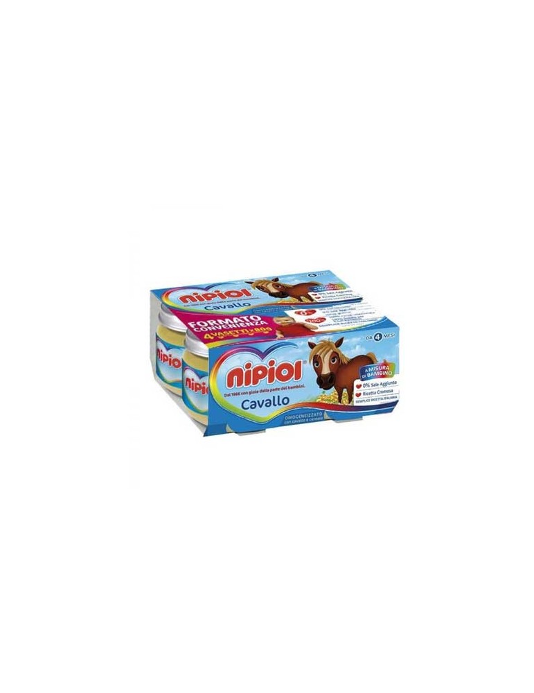 NIPIOL OMOGENIZZATO CAVALLO 4X80GR
