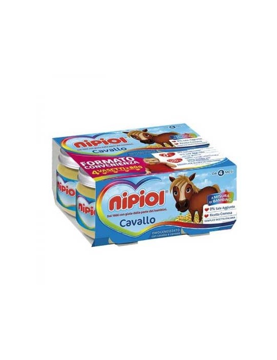 NIPIOL OMOGENIZZATO CAVALLO 4X80GR